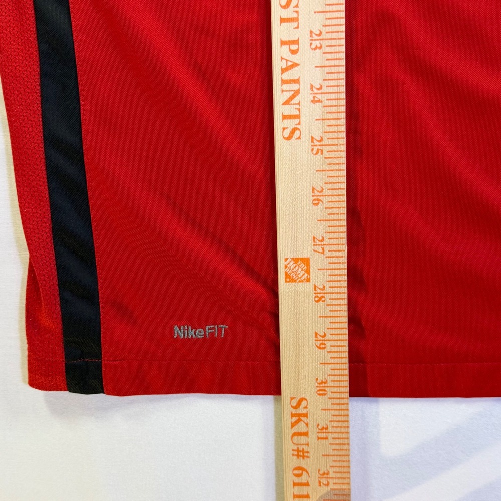 Nike FIT CTR360 Mens Soccer Training Jersey XL Red White Black 378447-611 - Picture 12 of 15